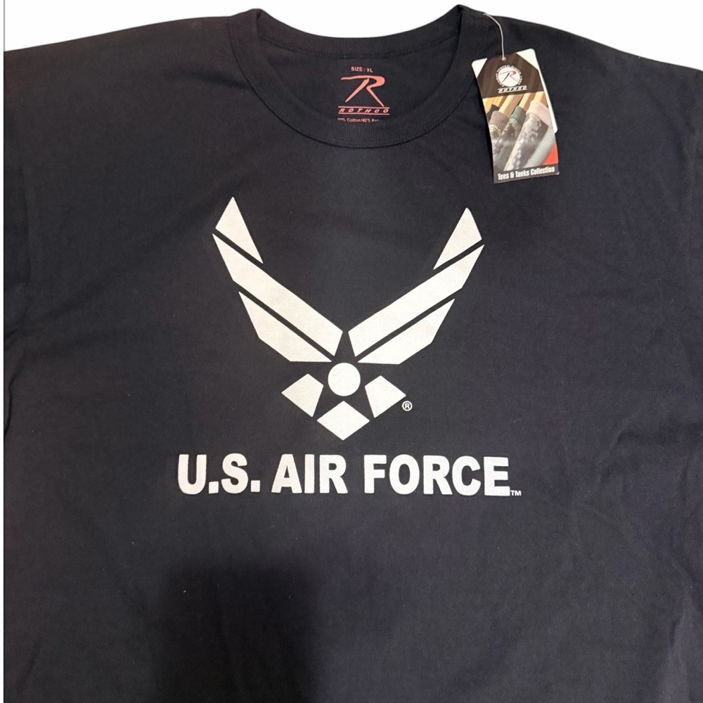 Unisex/ Rothco Black U.S. Air Force Graphic Tee
